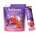 Sabiana Collagen – Collagène marin en poudre sans sucre ajouté 20 sachets