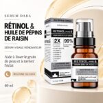 Serum Dara Retinol Pure & Grape Seed Oil Plus Serum – Sérum visage anti-âge au rétinol 40 ml – Image 2