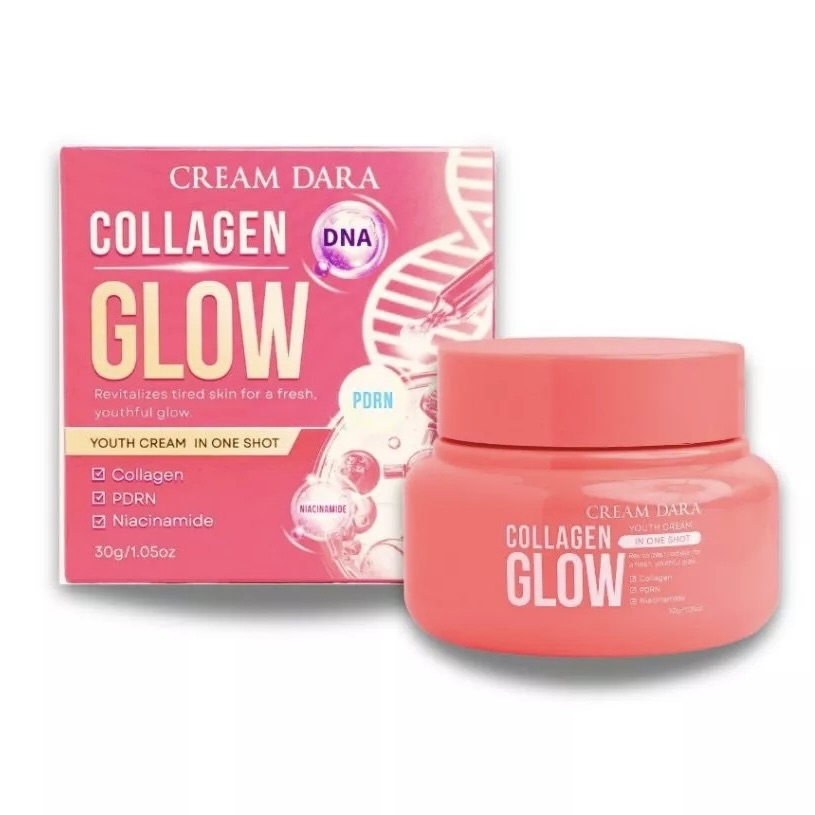 Изображение 1027 Cream Dara Collagen Glow Youth Cream – Crème visage au collagène, PDRN et niacinamide 30 g – Image 1