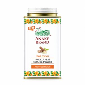 Snake Brand Prickly Heat Cooling Powder Classic 140 g – Poudre Rafraîchissante Thaïlandaise