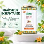 Snake Brand Prickly Heat Cooling Powder Classic 140 g – Poudre Rafraîchissante Thaïlandaise – Image 2