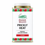 Snake Brand Prickly Heat Original Cooling Powder Classic 140 g – Poudre Rafraîchissante Thaïlandaise