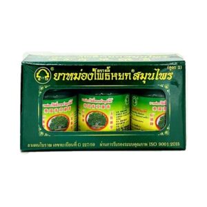 Phoyok Herbal Balm Formula 2 – Baume vert thaïlandais aux herbes lot de 3*50 gr