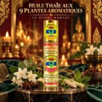 Hong Thai Herbal Oil with 9 Aroma Herbs – Huile thaïlandaise roll-on pour massage 8 ml – Image 2