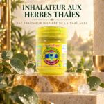 Hong Thai Traditional Herbs Inhaler Yellow Formulated One – Inhalateur thaïlandais mentholé – Image 2