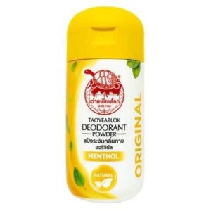Taoyeablok Deodorant Powder Original Menthol – Anti-transpirant naturel en poudre 22 g