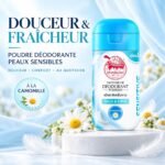 Taoyeablok Deodorant Powder Mild & Firm Sensitive – Déodorant peau sensible à la camomille 22 g – Image 2