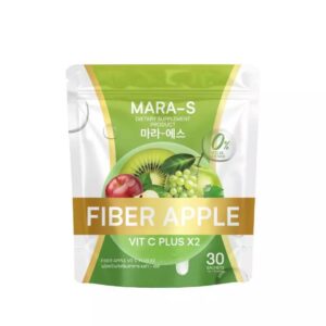 MARA-S Apple Fiber & Vit C X2 Plus – Complément pour le transit intestinal 30 sachets