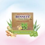 Bennett Classic Herb Ginger & Aloe Vera – Savon purifiant au gingembre 160 g – Image 4