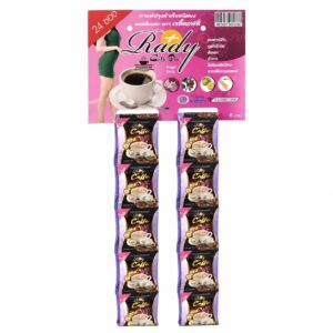 Rady Coffee Plus Formule Rose – Café minceur sans sucre pour contrôler le poids 12 sachets