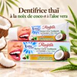 Rasyan Herbal Clove Coconut & Aloe Vera – dentifrice blanchissant à la noix de coco et au clou de girofle 100 gr – Image 2