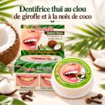Rasyan Herbal Clove with Coconut – dentifrice blanchissant au clou de girofle et à la noix de coco – Image 2