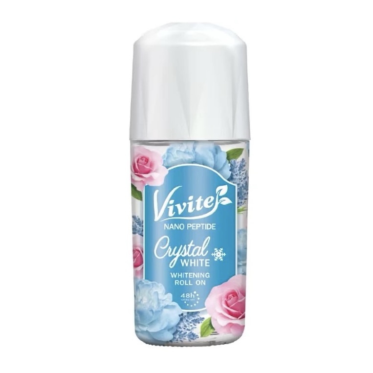Изображение 1634 Déodorant bille éclaircissant Vivite Crystal White aux nano-peptides 25 ml – Image 1