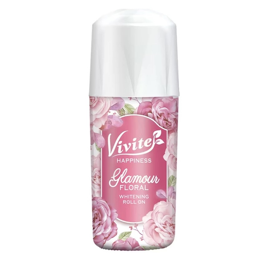 Изображение 1635 Vivite Happiness Glamour Floral — Déodorant roll-on à la niacinamide – Image 1