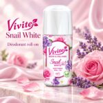 Vivite Snail White — Déodorant roll-on à la bave d’escargot et au collagène – Image 2