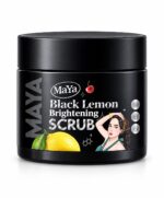MaYa Black Lemon Brightening Scrub – gommage exfoliant pour le corps 100 gr