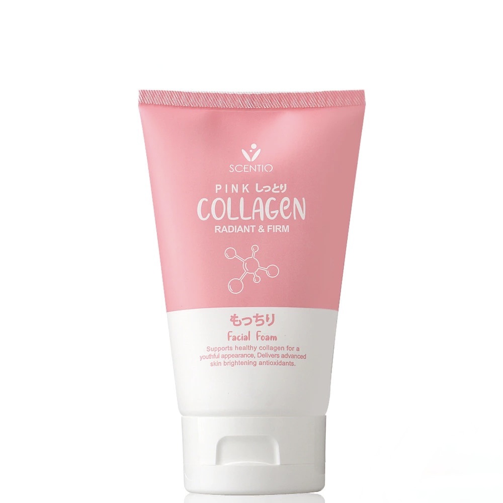 Изображение 1676 Scentio Pink Collagen Radiant & Firm – Mousse nettoyante visage au collagène 100 ml – Image 1