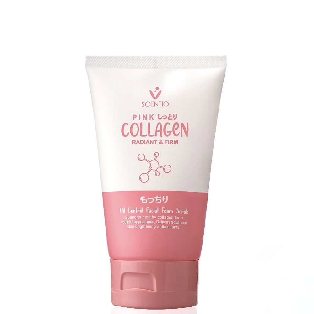 Изображение 1677 Beauty Buffet Scentio Pink Collagen Oil Control – Mousse nettoyante exfoliante visage 100 ml – Image 1