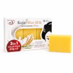 Perfect Skin Lady Kojic Rice Milk Gluta & Collagen x20 – Savon éclaircissant visage et corps 3 × 65 g