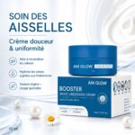 AM GLOW Booster White Underarm Cream – Crème illuminatrice pour les aisselles 10 g – Image 2