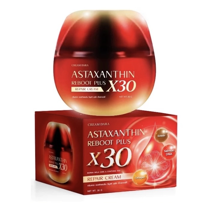Изображение 954 Cream Dara Astaxanthin Reboot Plus X30 – Crème visage réparatrice à l’astaxanthine 30 g – Image 1