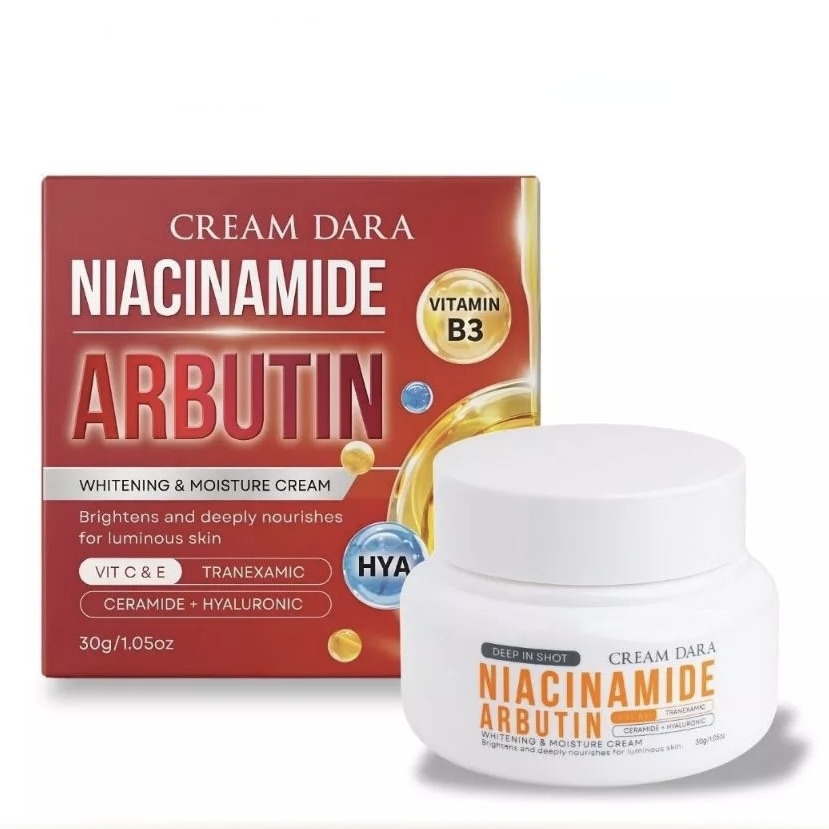 Изображение 978 Cream Dara Niacinamide Arbutin Whitening & Moisture Cream – Crème visage hydratante et illuminatrice 30 g – Image 1
