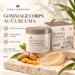 Cosmic HerbWhite Turmeric Body Scrub – Gommage corporel au curcuma 300 g – Image 2