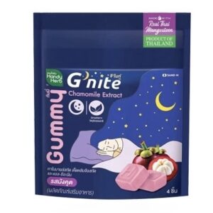 Gummies pour le rituel du sommeil à la camomille – Handy Herb G’nite Mangosteen 4 jelly