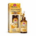 Sérum visage anti-âge au collagène, vitamine E et Q10 – Banna Gold Botox Serum