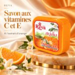 Savon éclaircissant à l’orange et aux vitamines C et E – REYA 60 gr – Image 2