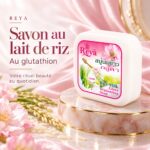 Savon éclaircissant au lait de riz et glutathion – REYA Rice Milk Gluta 60 gr – Image 2