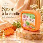 Savon exfoliant à la carotte et au glutathion – REYA 60 gr – Image 2