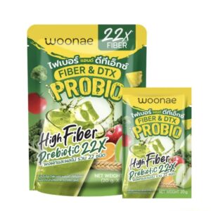Fibres alimentaires en poudre avec prébiotiques – WOONAE Fiber & DTX Probio