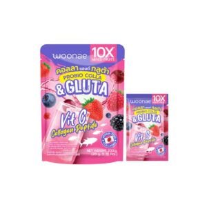 Collagène marin à boire avec vitamine C et glutathion – WOONAE Probio Colla & Gluta