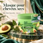 Masque anti-frisottis à l’avocat pour cheveux indisciplinés – BSC Hair Smoothie 400 ml – Image 2