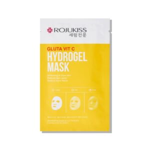 Masque hydrogel éclat et anti-taches à la vitamine C – Rojukiss Gluta Vit C Hydrogel Mask