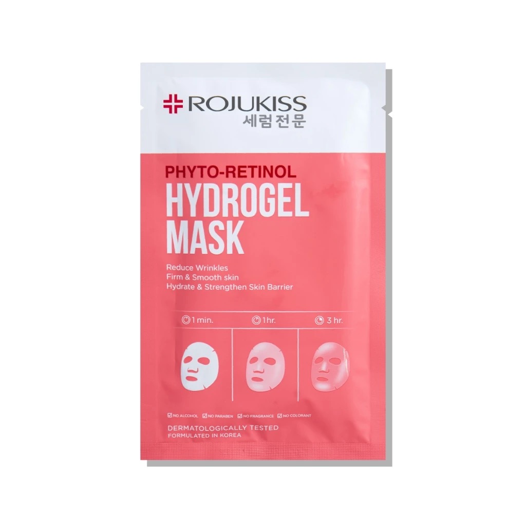 Изображение 2018 Masque hydrogel anti-rides au rétinol et bakuchiol – Rojukiss Phyto-Retinol – Image 1
