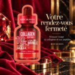 Masque visage anti-rides au collagène et aux peptides – Rojukiss 10X Intensive Mask – Image 2