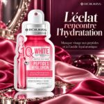 Masque visage éclat et anti-taches aux peptides et à l’acide hyaluronique – Rojukiss 10X White Peptides Hya – Image 2