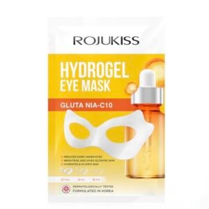 Masque yeux anti-cernes à la vitamine C – ROJUKISS Hydrogel Eye Mask Gluta Nia-C10