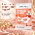 Masque yeux anti-rides et anti-poches – ROJUKISS Hydrogel Eye Mask Collagen Peptide – Image 2