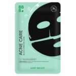 Masque visage anti-imperfections à l’acide salicylique – Baby Bright Acne Care Black Hydrogel Mask