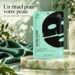 Masque visage anti-imperfections à l’acide salicylique – Baby Bright Acne Care Black Hydrogel Mask – Image 2