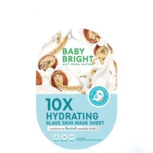 Masque visage hydratant à l’acide hyaluronique – Baby Bright 10X Hydrating Glass Skin Mask Sheet