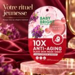 Masque visage anti-âge au collagène et peptides – Baby Bright 10X Anti-Aging Glass Skin Mask Sheet – Image 4