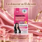 Masque à la kératine pour cheveux secs et abîmés – Joji Secret Young Keratin Smooth Repair Hair Treatment Mask – Image 2